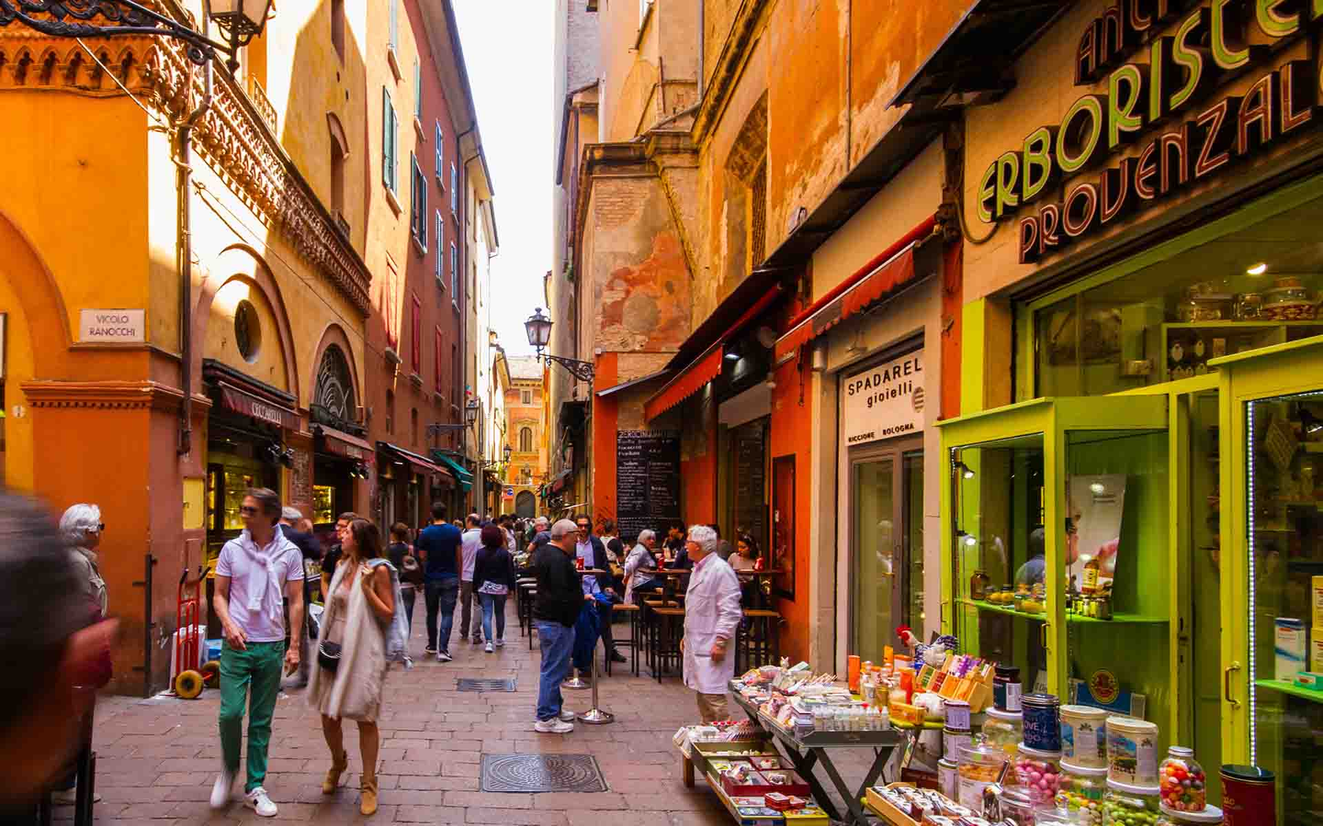 Bologna Şehrinde Alışveriş